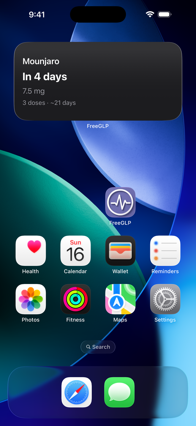 Home Screen widget