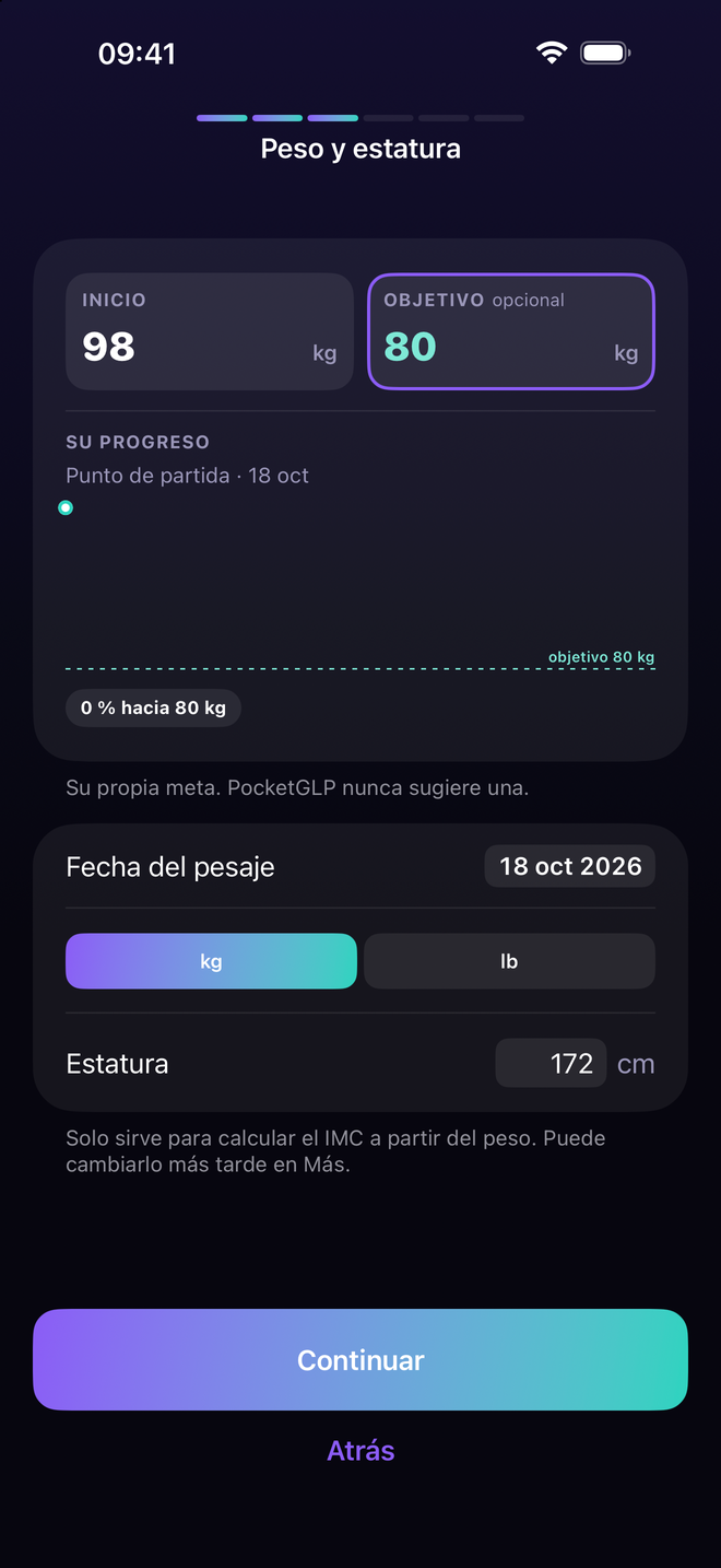 Su objetivo, a su ritmo